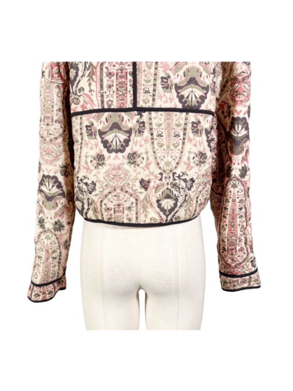 NEW 7 For All Mankind Quilted Crop Jacket Size Medium - Picture 9 of 12
